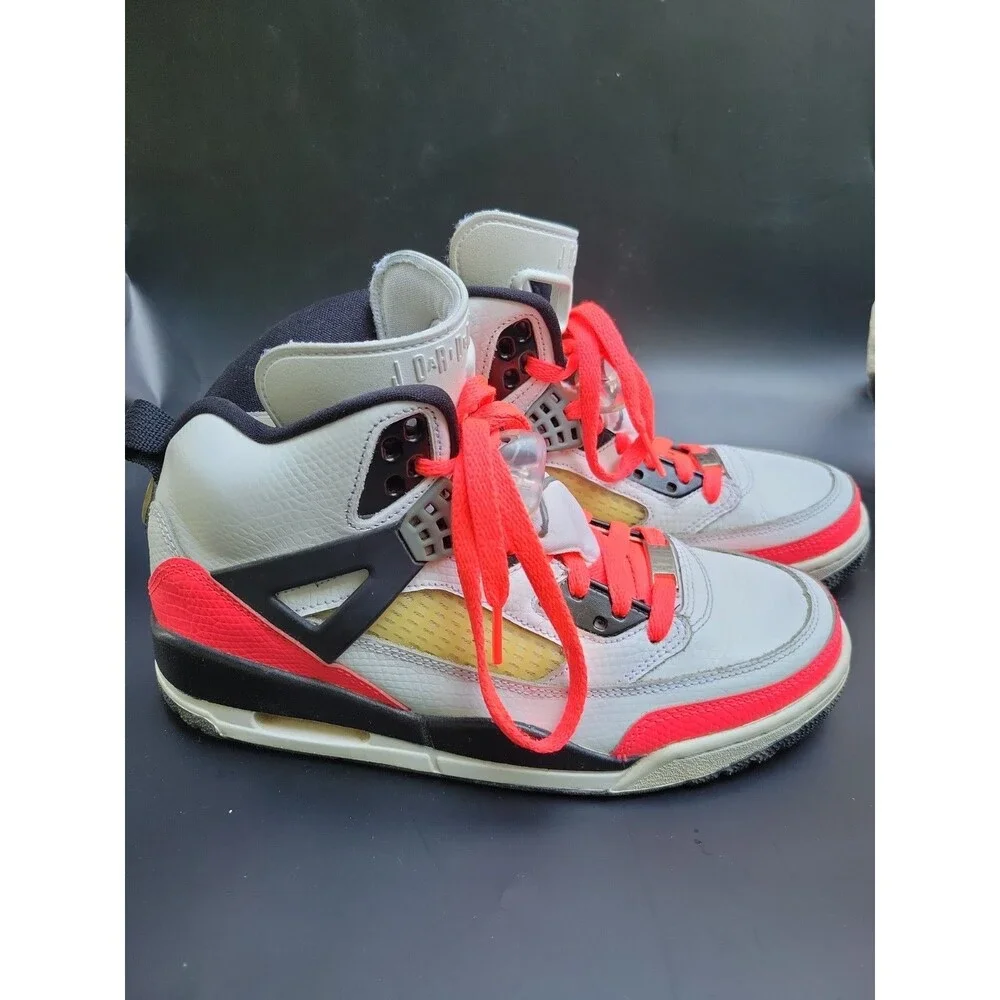 Nike Air Jordan Spizike iD Custom White Red Black 605236-983 Men's Sz 7 2013